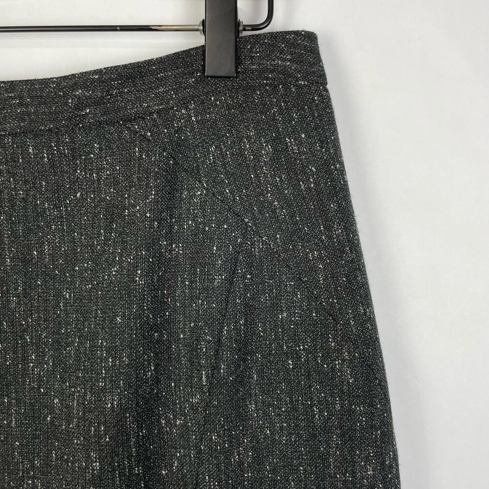 T Tahari NEW Jordana Black Speckled Corpcore Career Classic Office Pencil Skirt - Picture 3 of 9